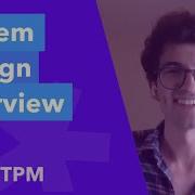 System Design TPM Mock Interview Twitter API