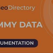 Dummy Data Import Overview