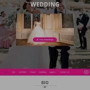 Wedding Couple Engaged Marriage Portfolio Website Design HTML CSS JavaScript 100 Free Code