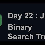 Day 22 Binary Search Tree Hacker Rank 30 Days Of Code