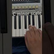 C Minor Scale Piano Musicscale Pianolessons Minorscale Pianotutorial