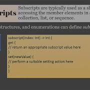 Learn Quick SWIFT Concepts Subscript
