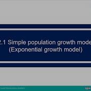 Simple Population Growth Model