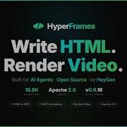 HyperFrames Write HTML Render Video Built For AI Agents