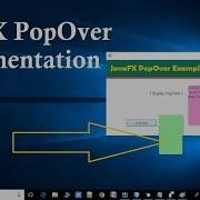 JavaFX PopOver From ControlsFX