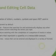 Chapter 1 Intro To Excel Entering And Editing Cell Data