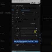 Export Transparent MOV Video In Adobe Premiere Pro