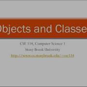 CSE114 Computer Science I Objects And Classes