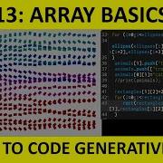 13 Basics Of Arrays In P5 Js How To Code Generative Art
