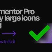 How To Solve The Icons That Become Very Large On Elementor WordPress 2025