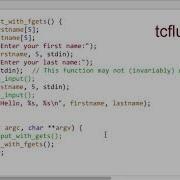 029 Input Buffers And Flushing Welcome To The Course C Programming