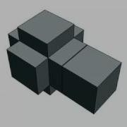 Hypercube Tesseract 3D Bluprint
