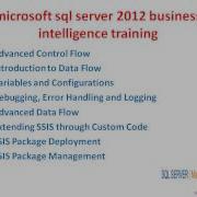 Microsoft Sql Server 2012 Business Intelligence Training