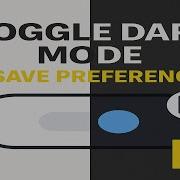 Toggle Dark Light Mode In CSS JavaScript And Remember Preference
