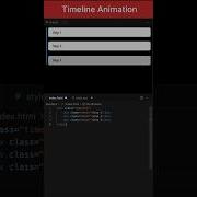 Pure CSS Timeline Animation Using HTML CSS Shorts