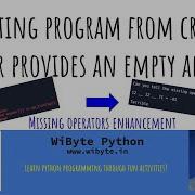 5 Missing Operators Enhancements How To Make A Project Not Crash In Case Of An Empty Answer