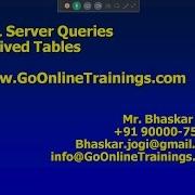 10 SQL Server Queries Derived Tables