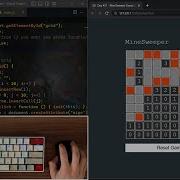 ASMR Programming Minesweeper Game Coding No Talking