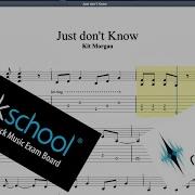 Just Don T Know Rockschool Grade 1 Guitar