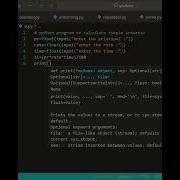 Python Program To Calculate Simple Interest Pythontutorial Pythonprogramming Simpleinterest