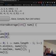 Array2 Centered Average