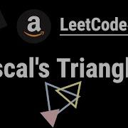 Pascal S Triangle II LeetCode 119 Python JavaScript Java C