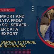 How To Import And Export Data From Excel To SQL Server SQL Server Data Import Export Wizard
