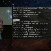 Design Patterns Revisited In Modern Java By Venkat Subramaniam