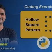 P91 How To Code A Hollow Square Pattern Step By Step Tutorial త ల గ