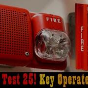 Key Activated Only Fire Alarm Pull Stations Wheelock Fire Lite System Test 25