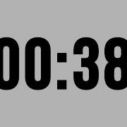 38 Second Timer Without Music Simple Countdown With Alarm At The End