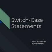 PHP Switch Case Statements