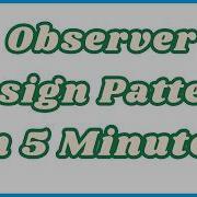 Observer Design Pattern