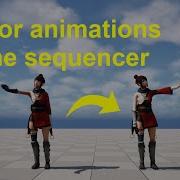 Как зеркально отобразить анимацию в секвенсоре в Unreal Engine 5
