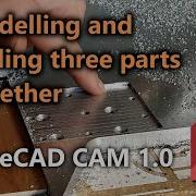 Моделирование и фрезерование нескольких деталей одновременно в FreeCAD 1 0 CAM Workbench
