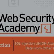 Lab SQL Injection UNION Attack Retrieving Data From Other Tables