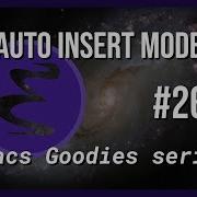 Emacs Goodies 26 Auto Insert Mode