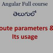 Route Parameters In Angular How To Access Route Parameters Routing In Angular Angular Tutorials