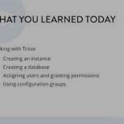 Hands On Trove Database As A Service In OpenStack O Reilly Webcast