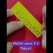 Maths Hacks 9 Times Tables Look For The Pattern To Make It Easy To Learn