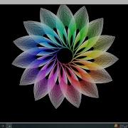 Drawing A Beautiful Colorful Rainbow Flower Using Python