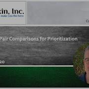 Ranking Priorities Using Forced Pair Comparisons