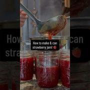 How To Make Can Strawberry Jam ONLY 3 INGREDIENTS Canning Strawberry Homestead Yum