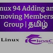 Linux 94 Adding And Removing Members In Group Ekascloud Tamil