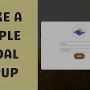 Build Custom Popup Window With Javascript Exit Popup Modal With HTML CSS Javascript