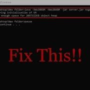 How To Fix Minecraft Server Could Not Reserve Enough Space For Object Heap Still Works 2026FIX