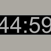 45 Minute Basic Countdown Timer Silent
