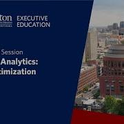 Information Session On Wharton Executive Education S Revenue Analytics Price Optimization Program