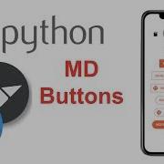 Learn To Make Beautiful Mobile Apps In Python KivyMD Tutorial Buttons