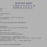 Applied Cryptography 11 Smart Cards JavaCard